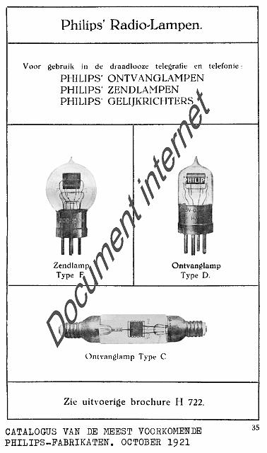 Ph1921.gif - Tous premiers tubes de Philips fin 1921 http://www.tubedata.info/ (Franck Philipse)