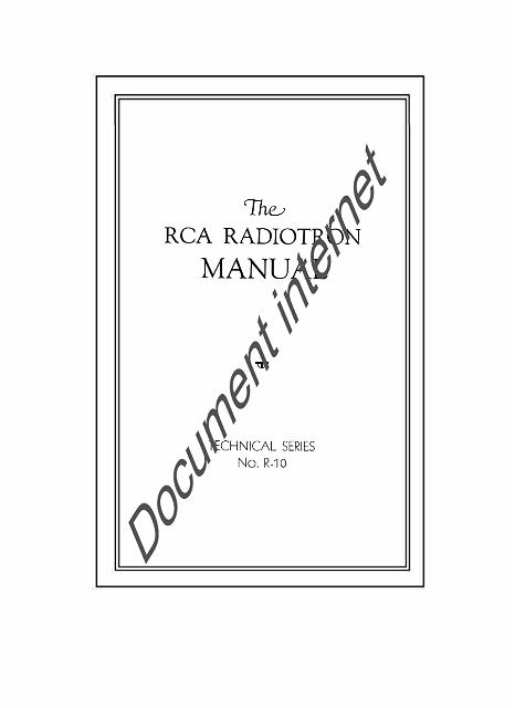 RCA_R10_1933_2.jpg - Catalogue tubes RCA R-10 de 1933           http://www.tubedata.info/      (Franck Philipse)
