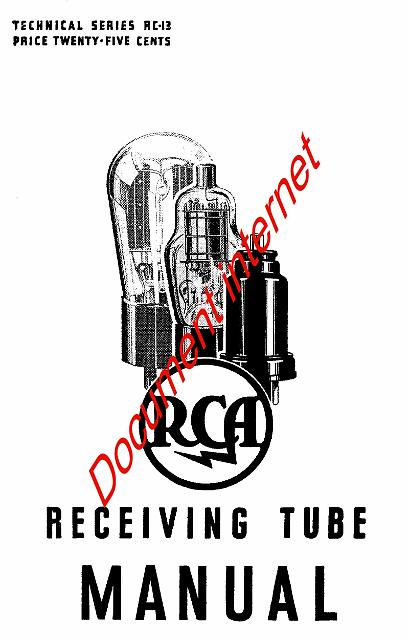 RCA_RC13_1937_1.jpg - Catalogue tubes RCA RC-13 de juillet 1937           http://www.tubedata.info/      (Franck Philipse)