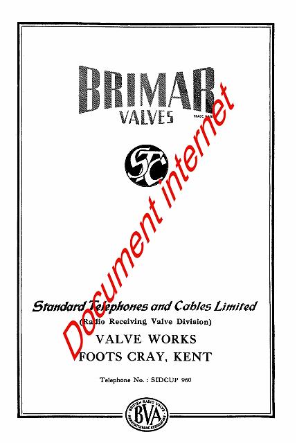 STC1936_2.jpg - Catalogue tubes de Brimar-STC de 1936           http://www.tubedata.info/      (Franck Philipse)