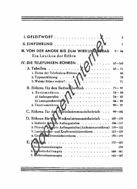 TFK1930-31_3.jpg - Sommaire catalogue tubes de Telefunken de 1930           http://www.tubedata.info/      (Franck Philipse)