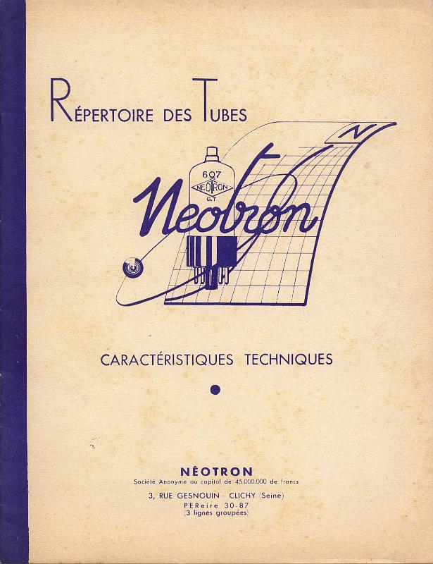 Neotron1953.jpg - Catalogue Neotron septembre 1953