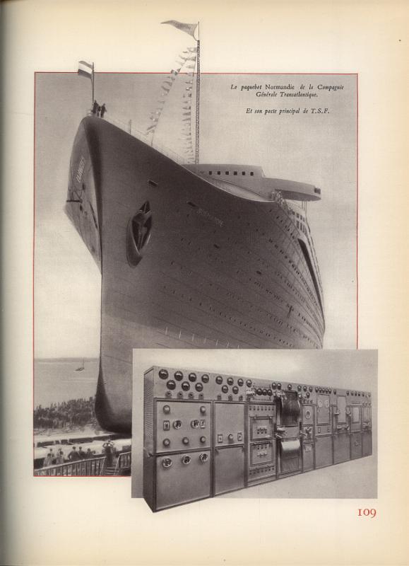 109.png - Equipement radioélectrique du paquebot Normandie (voyage inaugural en 1935)