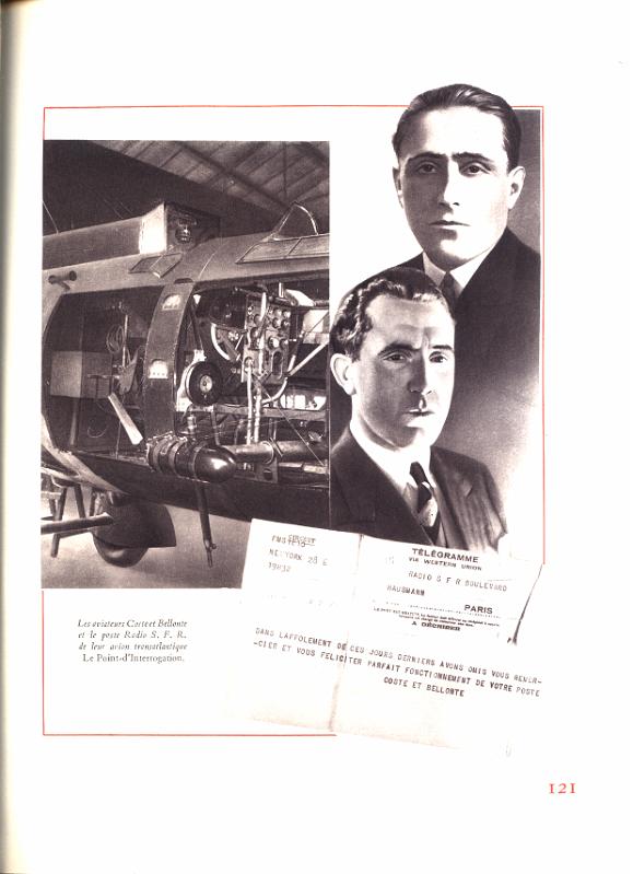 121.png - Equipement aéronautique SFR de l'appareil de Coste et Bellonte