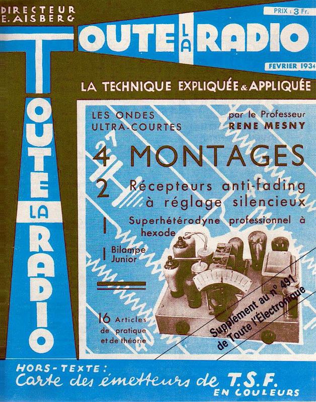 couv.jpg - Toute la Radio N°1 février 1934